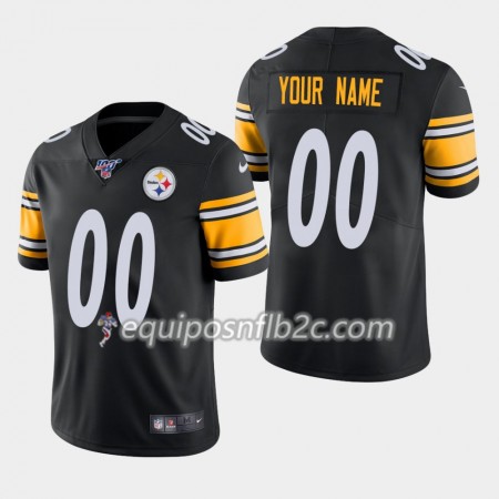 Camiseta Hombre NFL Pittsburgh Steelers Personalizar Nike Negro I 100th Camiseta Hombre NFL Pittsburgh Steelers Personalizar Nike Negro I 100th